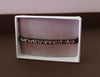 Bijoux Les Interchangeables - Bracelet Tissu Noir Strassé de Cristaux Swarovski®
